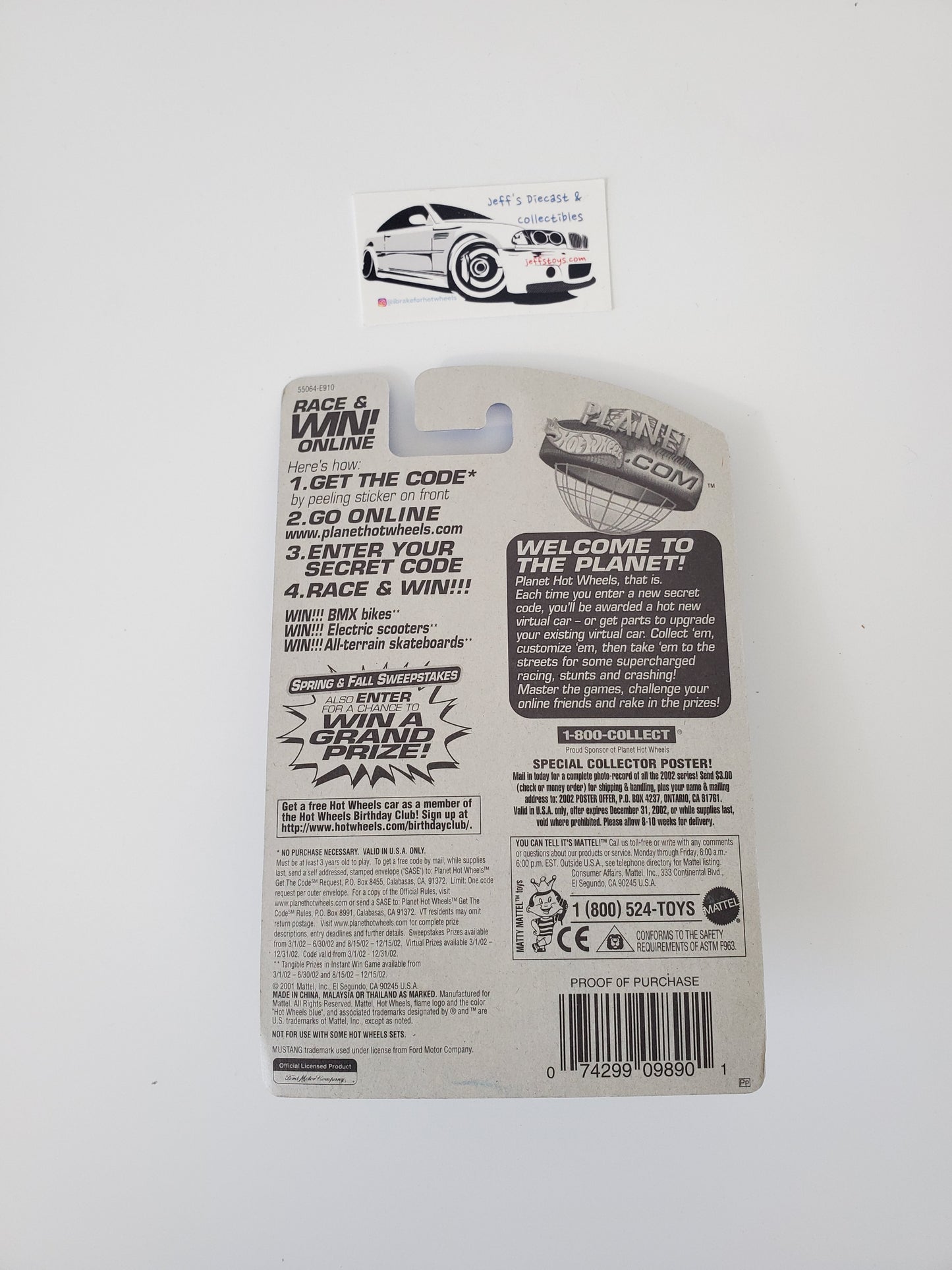 2002 Hot Wheels Mustang Mach 1 #179 Police