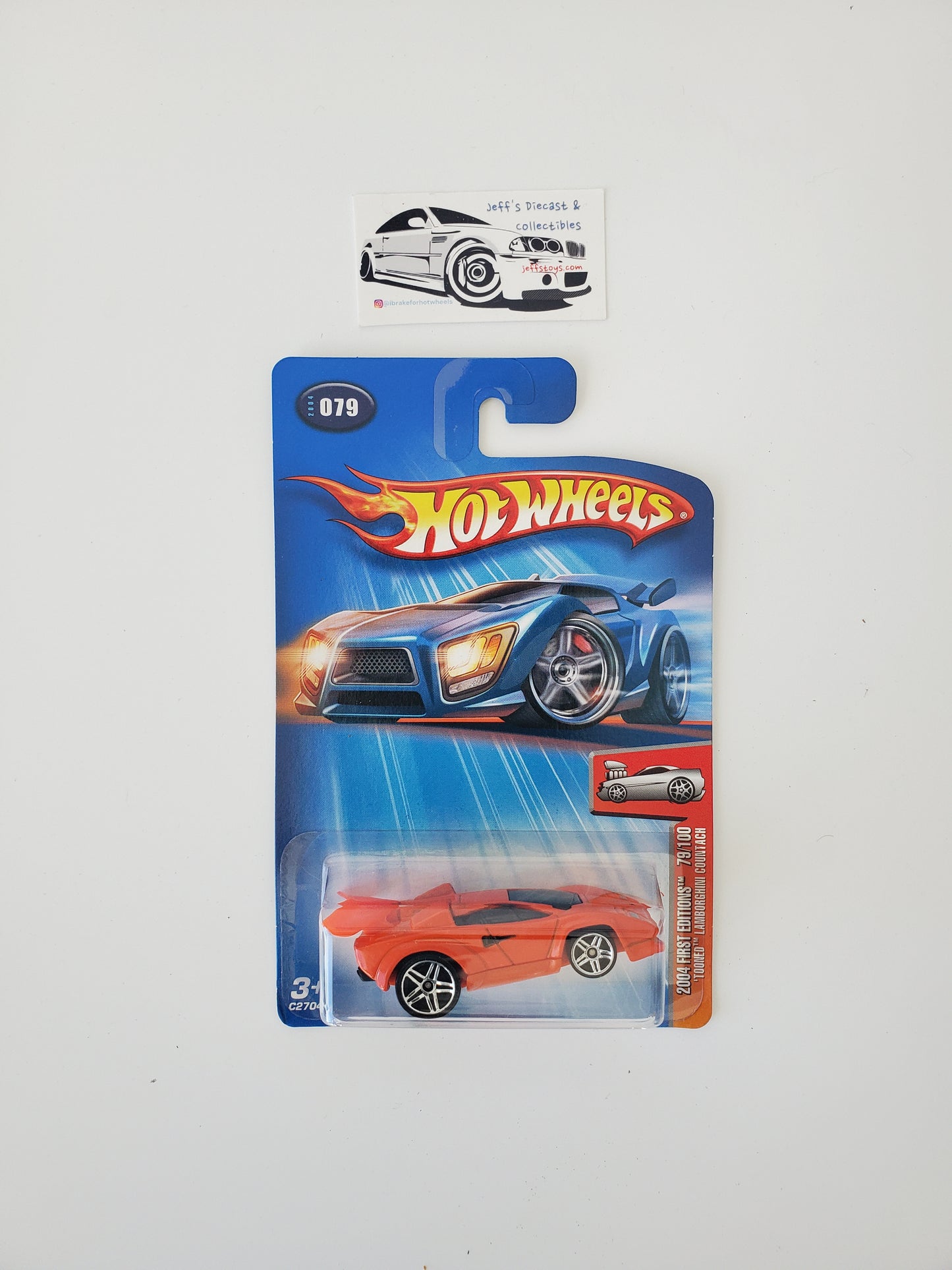 2004 Hot Wheels Tooned Lamborghini Countach #79