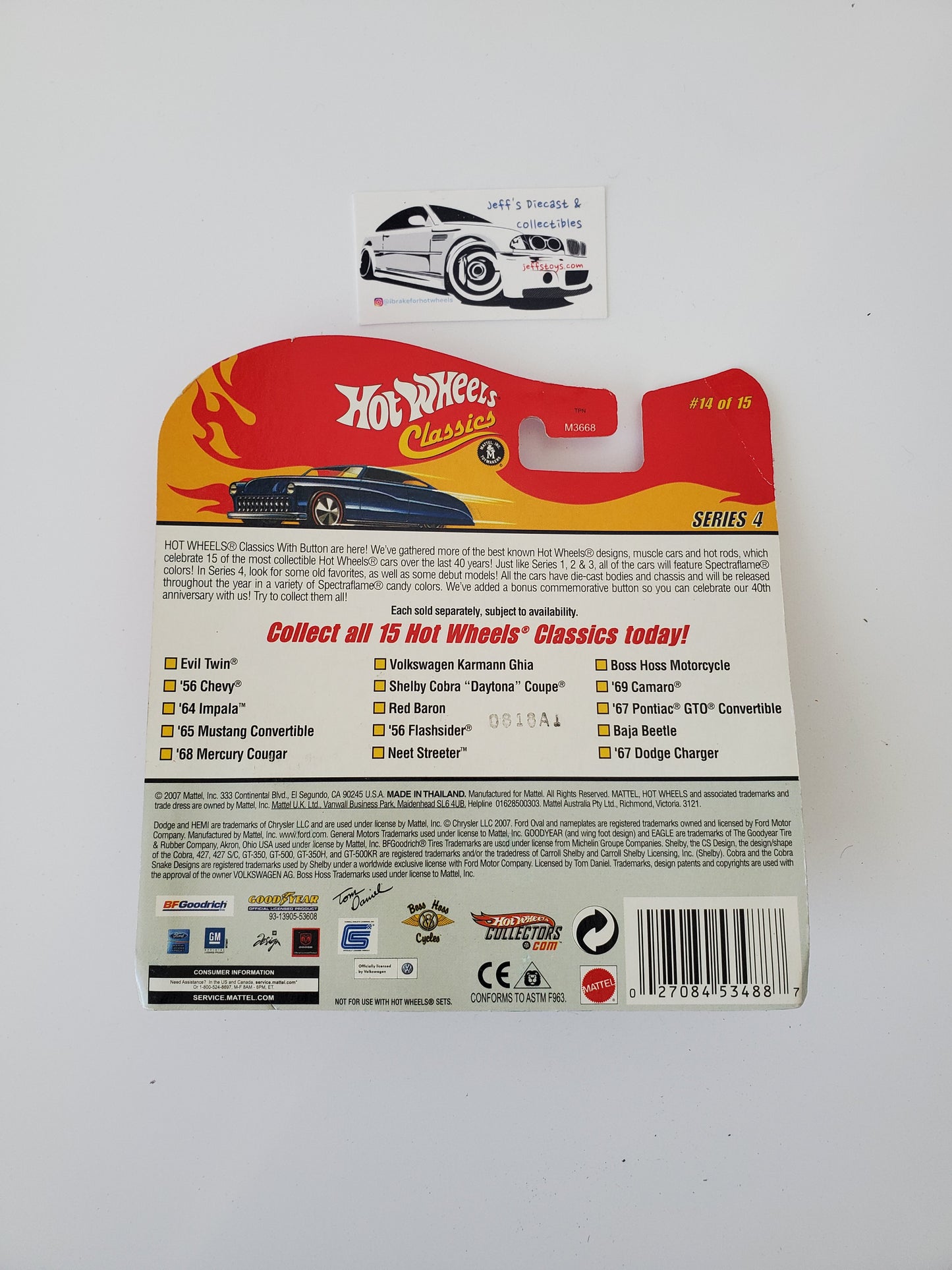 2007 Hot Wheels Classics Series 4 '56 Chevy