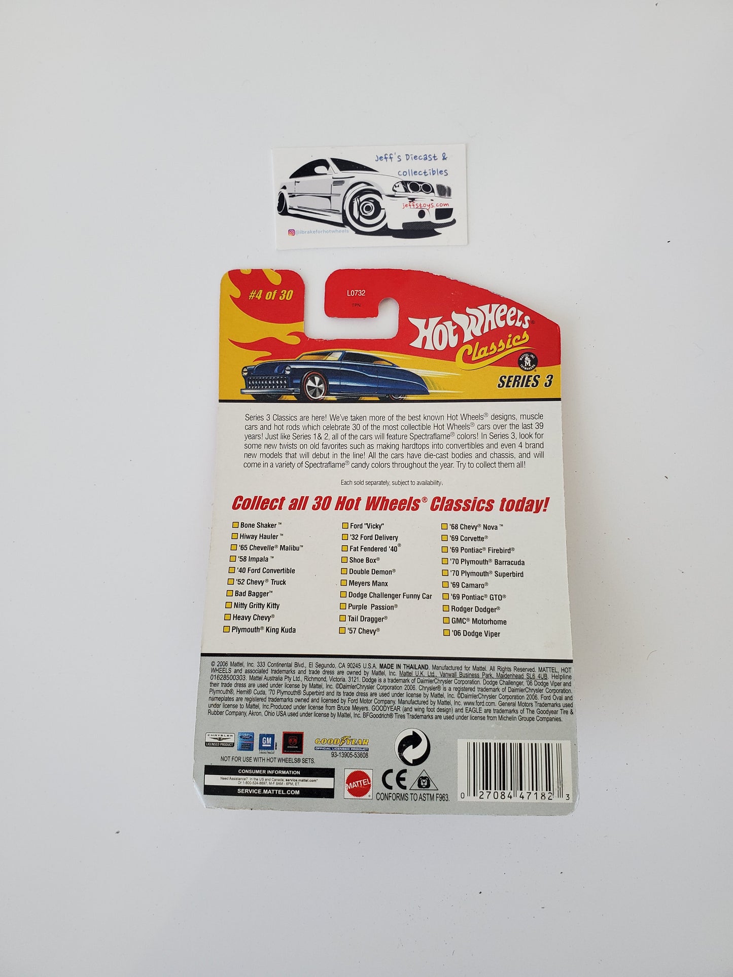 2006 Hot Wheels Classics Series 3 '58 Impala