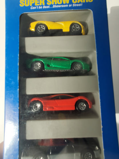 1995 Hot Wheels Super Show Cars 5 Pack - Mercedes!