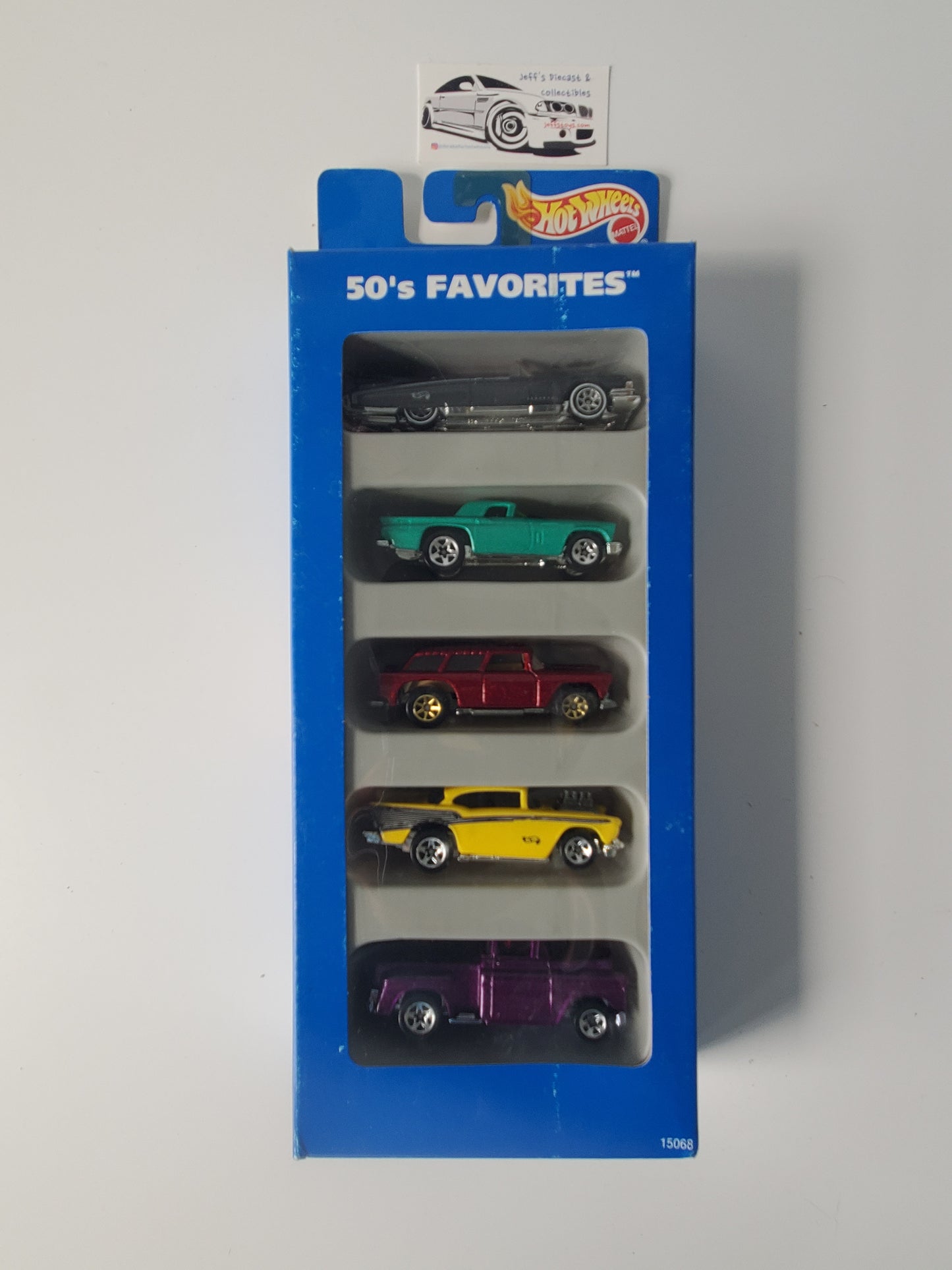 1995 Hot Wheels 50's Favorites 5 Pack - Chevy, Ford, Cadillac