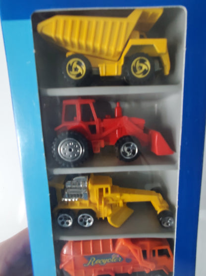 1994 Hot Wheels Construction Crew 5 Pack - Red Tractor