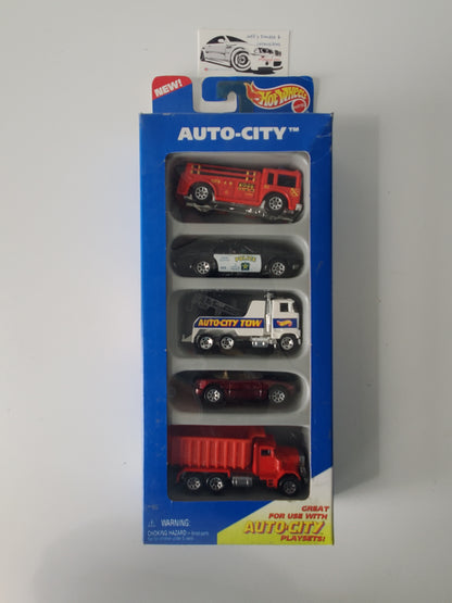 1996 Hot Wheels Auto-City 5 Pack - Peterbilt Dump