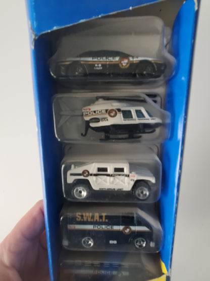 1997 Hot Wheels Police Force 5 Pack