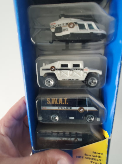 1997 Hot Wheels Police Force 5 Pack