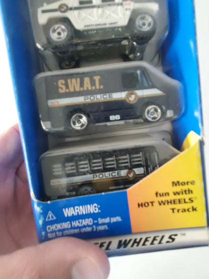 1997 Hot Wheels Police Force 5 Pack