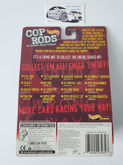 1999 Hot Wheels Cop Rods '65 Impala Lowrider Denver Police Real Riders