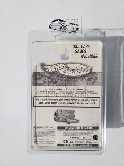 2004 Hot Wheels Customized VW Drag Truck #000 w/Protector