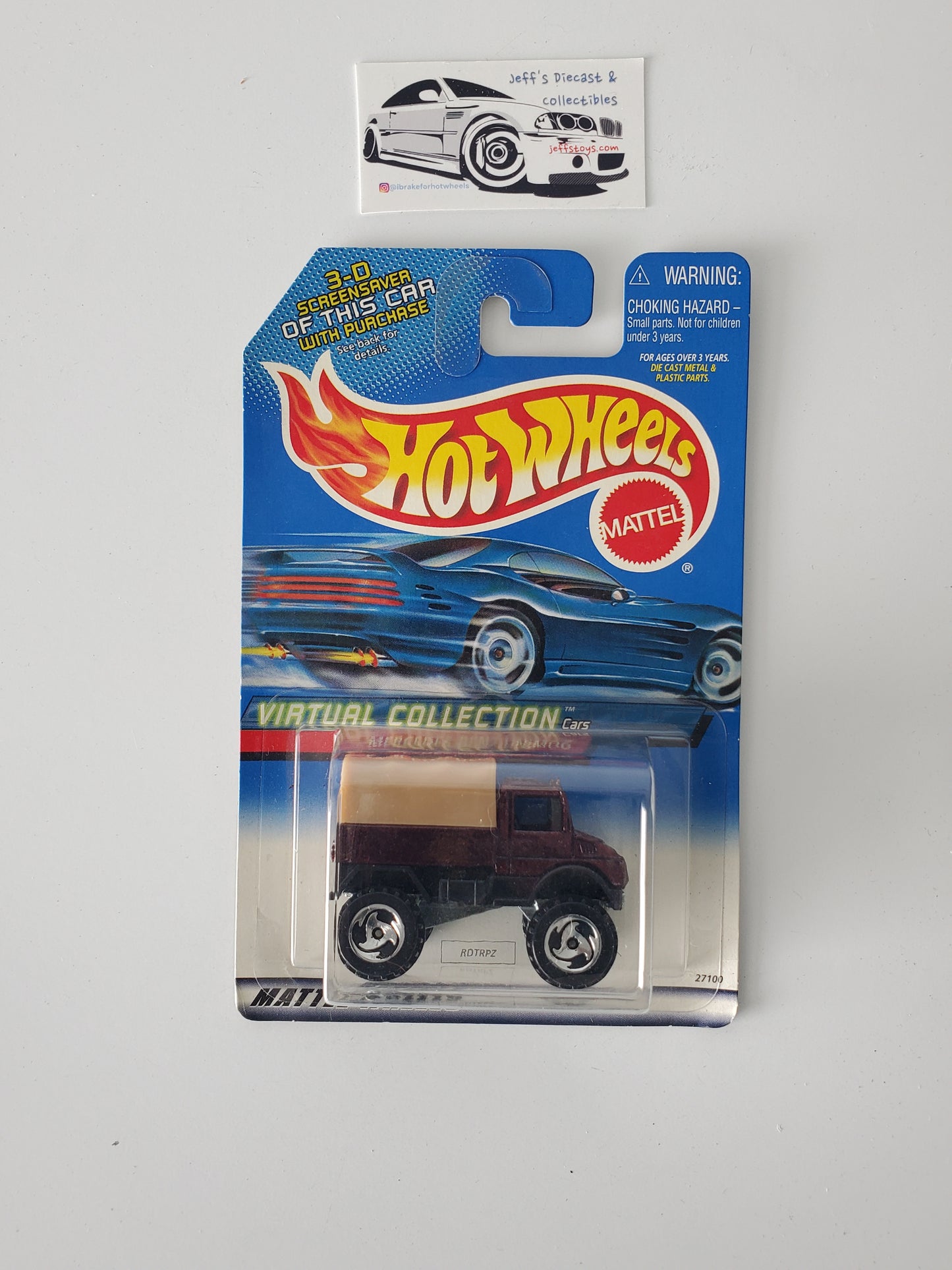 2000 Hot Wheels Mercedes Unimog #133