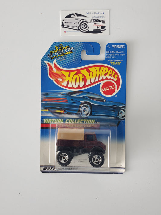 2000 Hot Wheels Mercedes Unimog #133