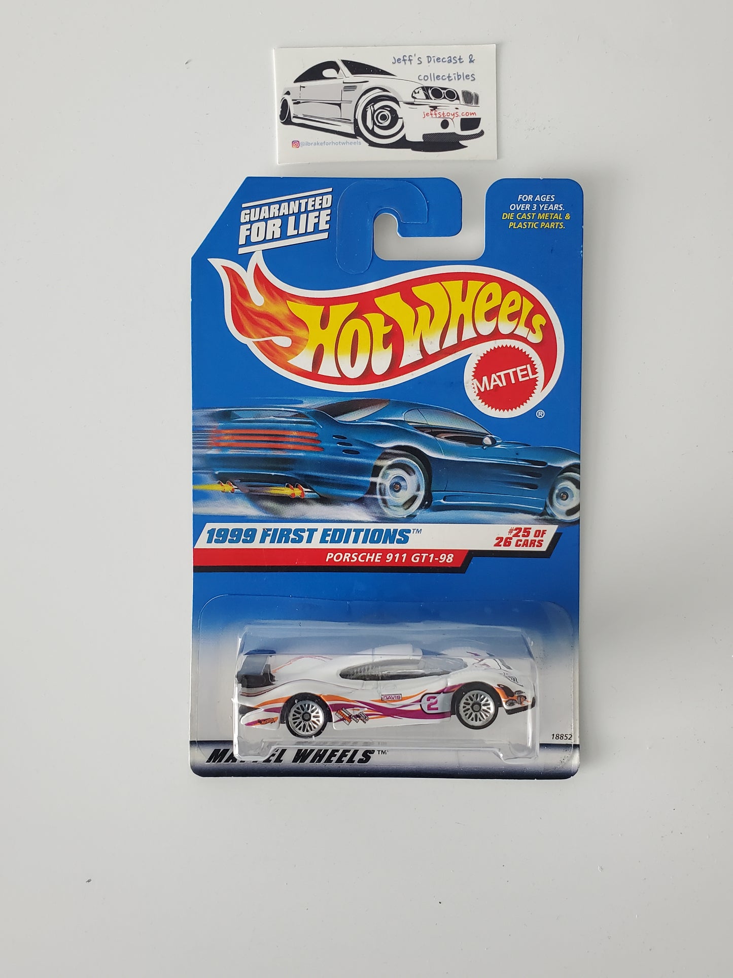 1999 Hot Wheels Porsche 911 GT1-98 #676