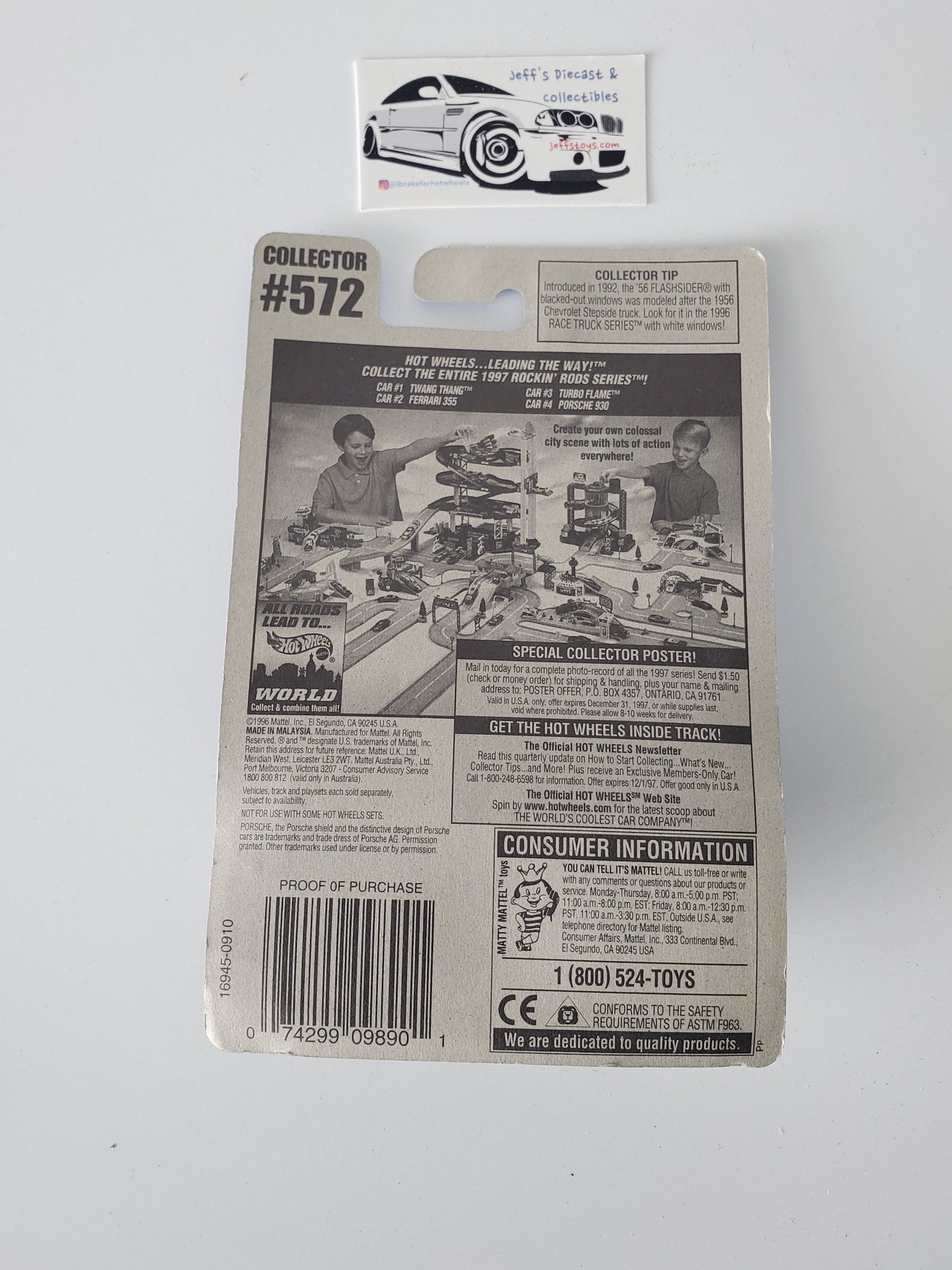 1997 Hot Wheels Porsche 930 #572