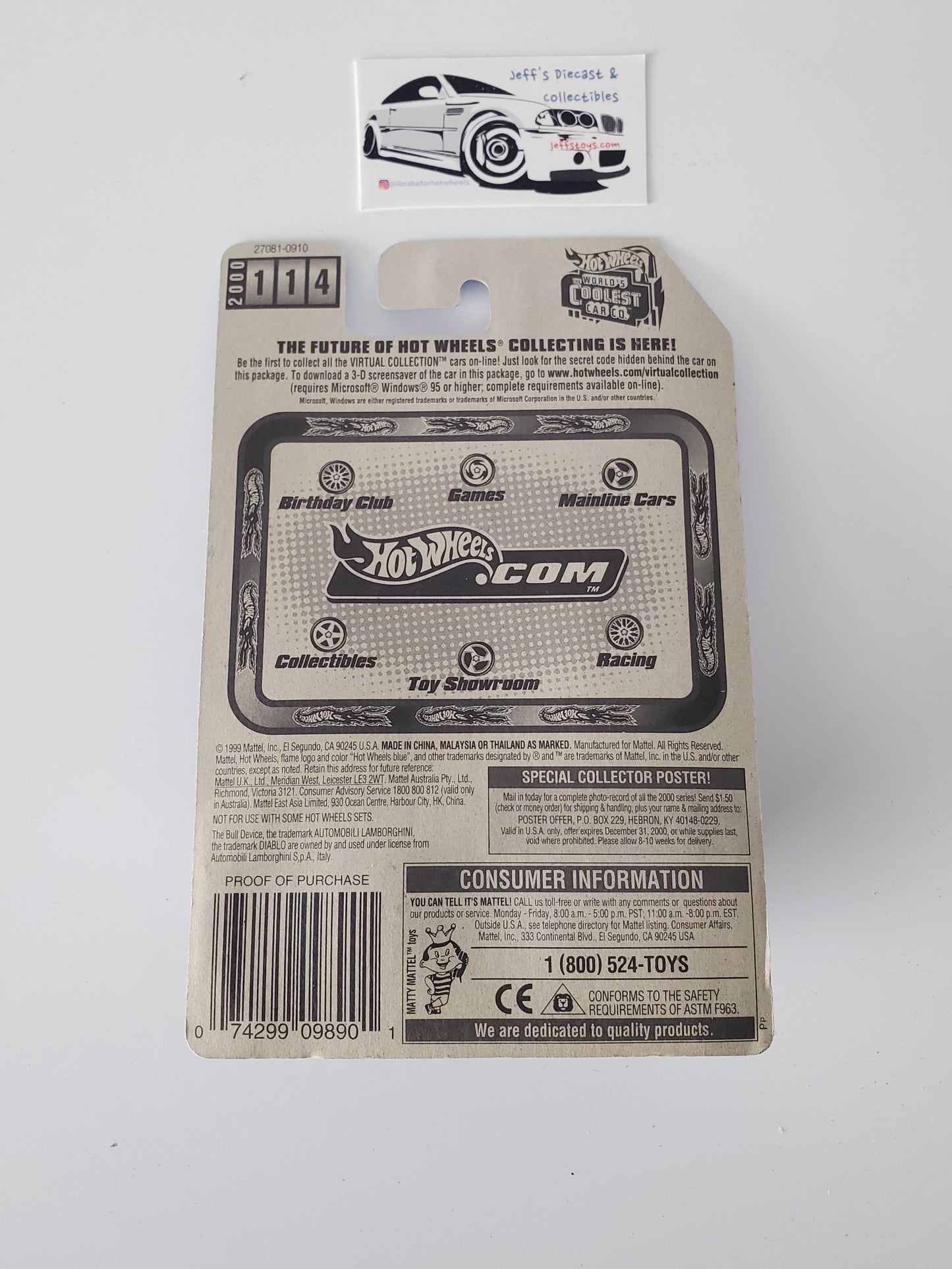 2000 Hot Wheels Lamborghini Diablo #114