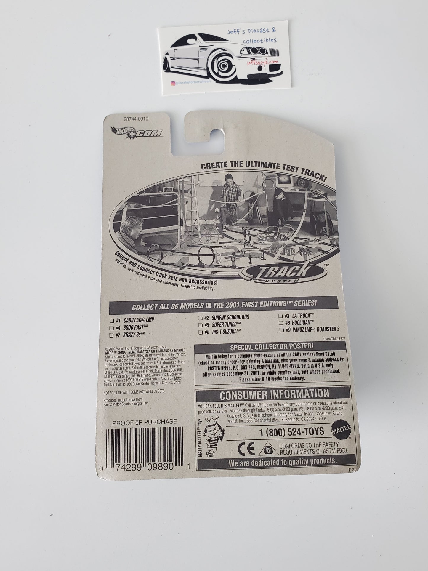 2001 Hot Wheels Panoz LMP-1 Roadster S #21