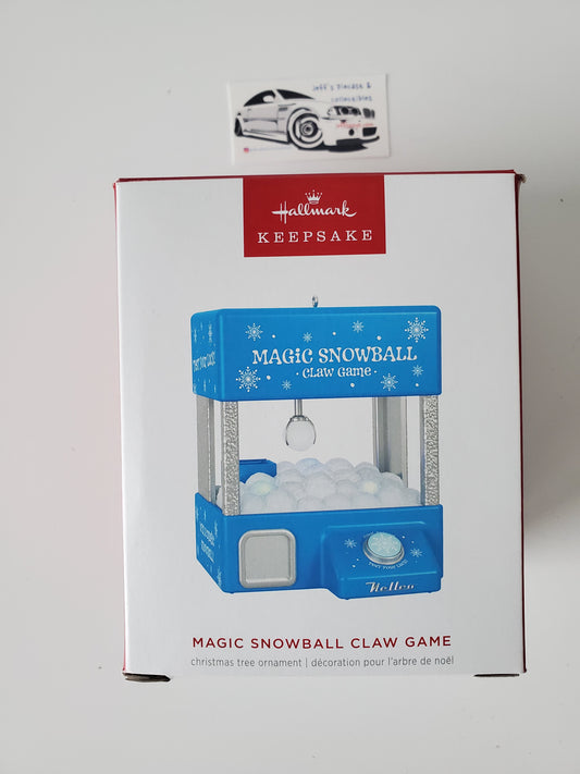 2024 Hallmark Magic Snowball Claw Game Magic Ornament