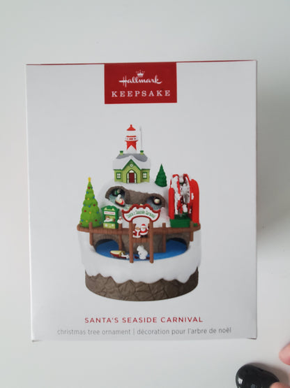 2024 Hallmark Santa's Seaside Carnival Magic Ornament