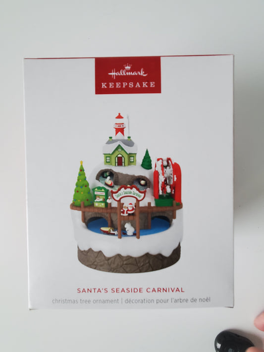2024 Hallmark Santa's Seaside Carnival Magic Ornament