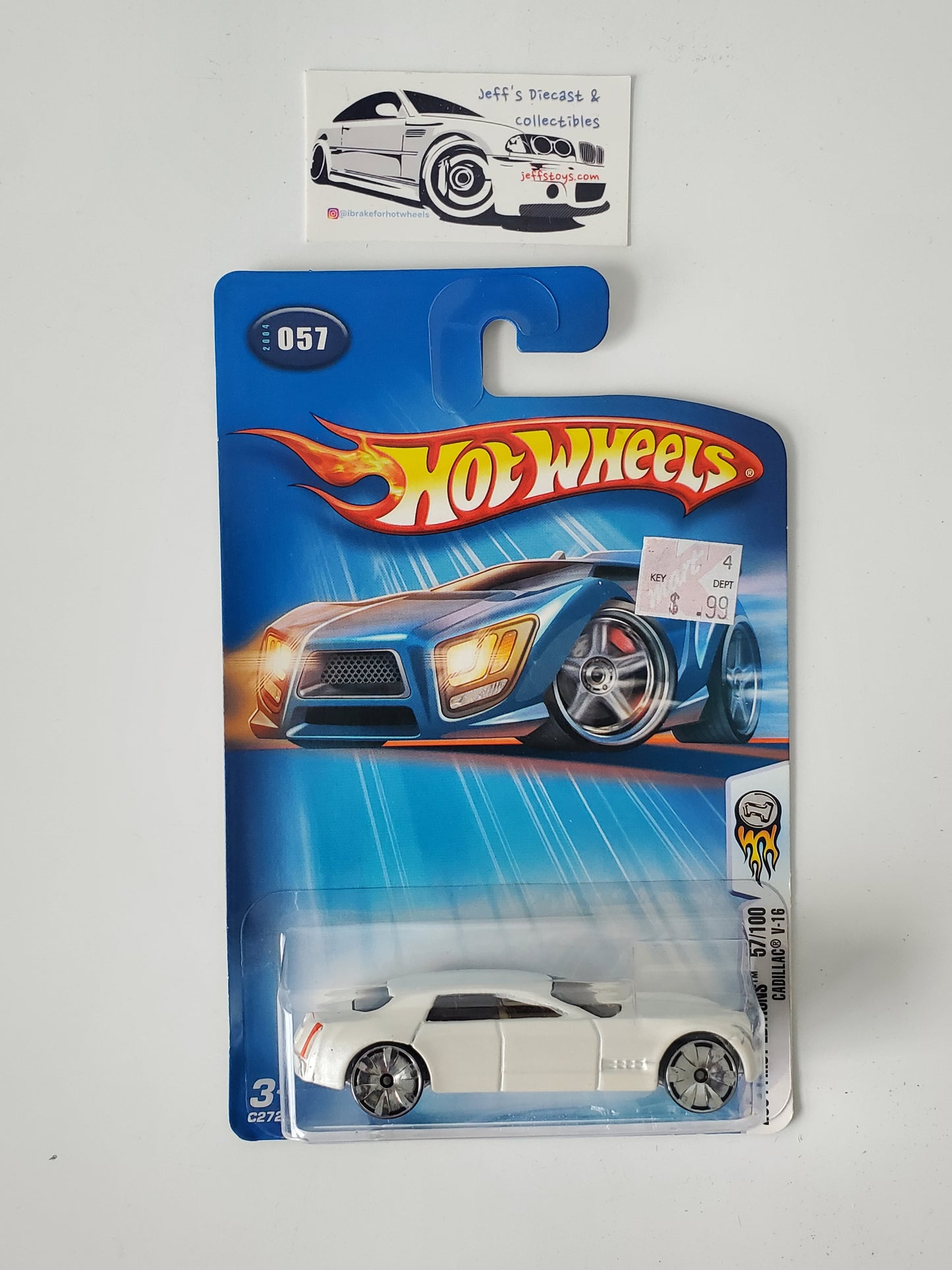 2004 Hot Wheels Cadillac V-16 #57 White