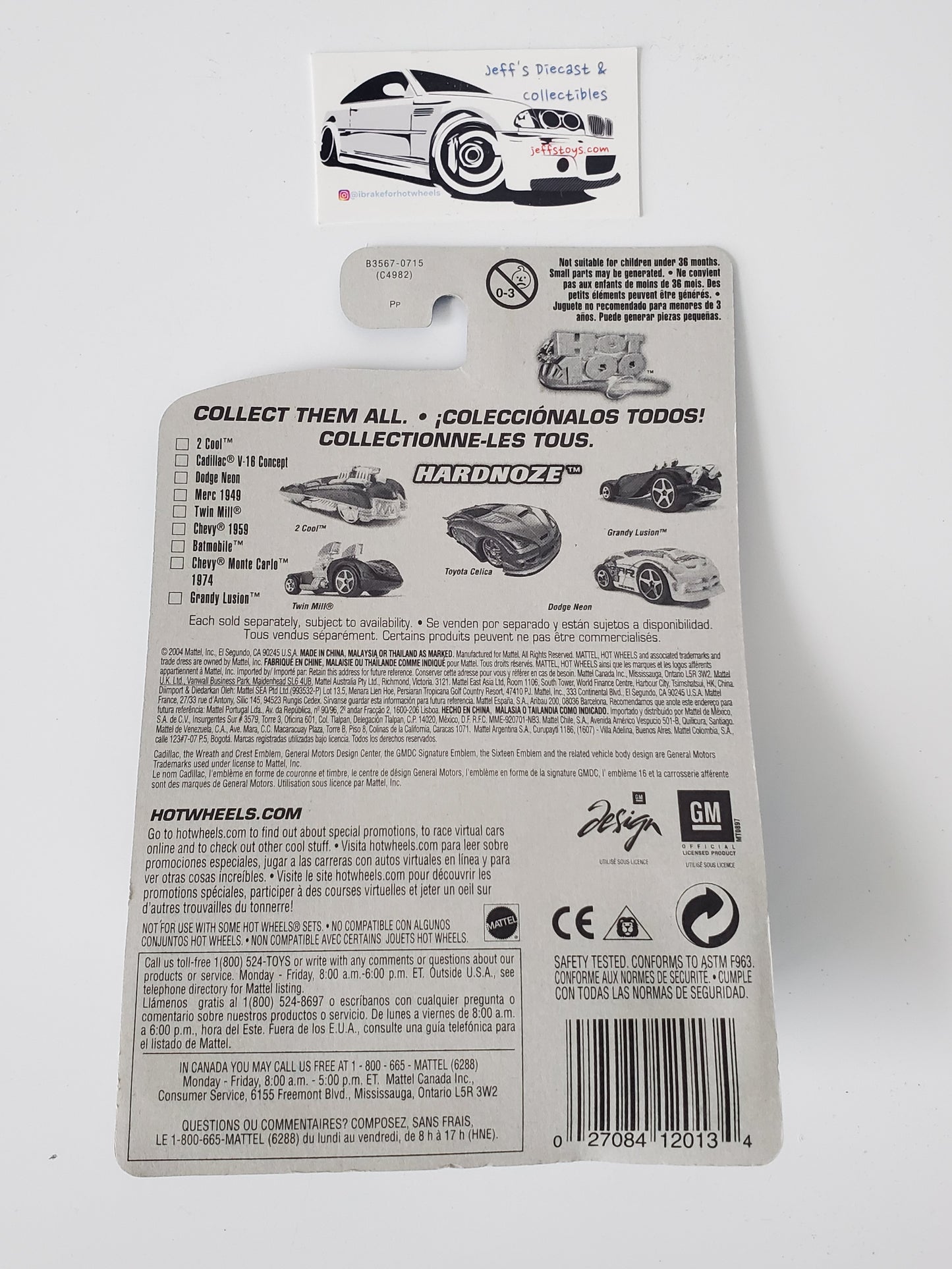 2004 Hot Wheels Cadillac V-16 Concept #47