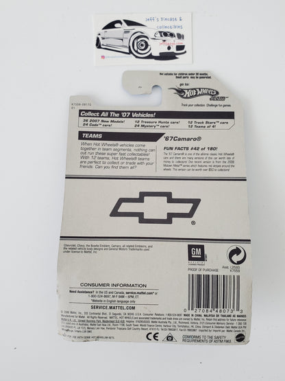 2007 Hot Wheels '67 Camaro #42 - warped card