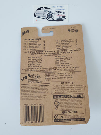 1995 Hot Wheels '58 Corvette Coupe #341 Pink