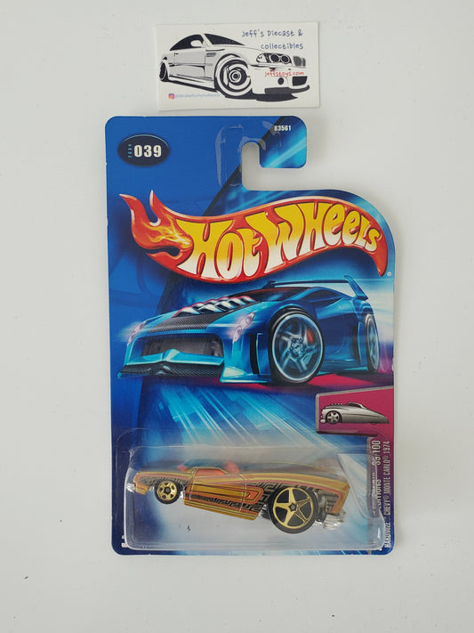 2004 Hot Wheels Hardnoze 1974 Chevy Monte Carlo #39