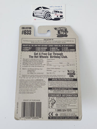 1998 Hot Wheels Dodge Caravan #633 5 Spoke