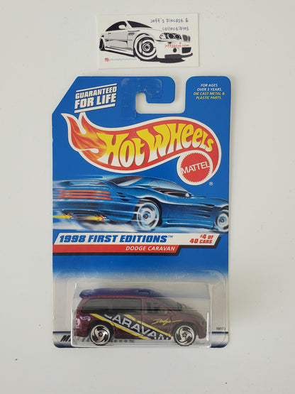 1998 Hot Wheels Dodge Caravan #633 S/B Wheels