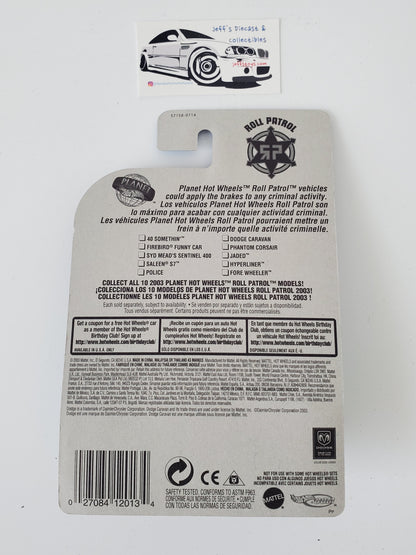 2003 Hot Wheels Dodge Caravan #169 Roll Patrol