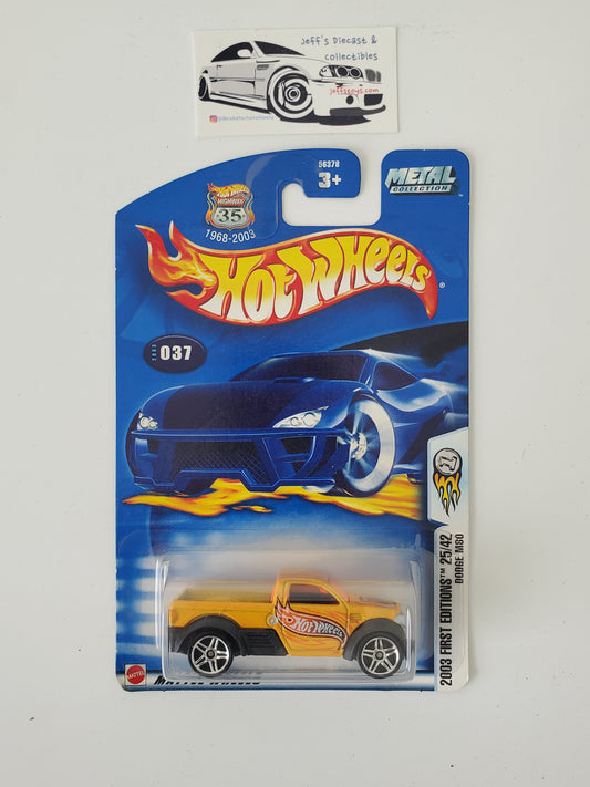 2003 Hot Wheels Dodge M80 #37