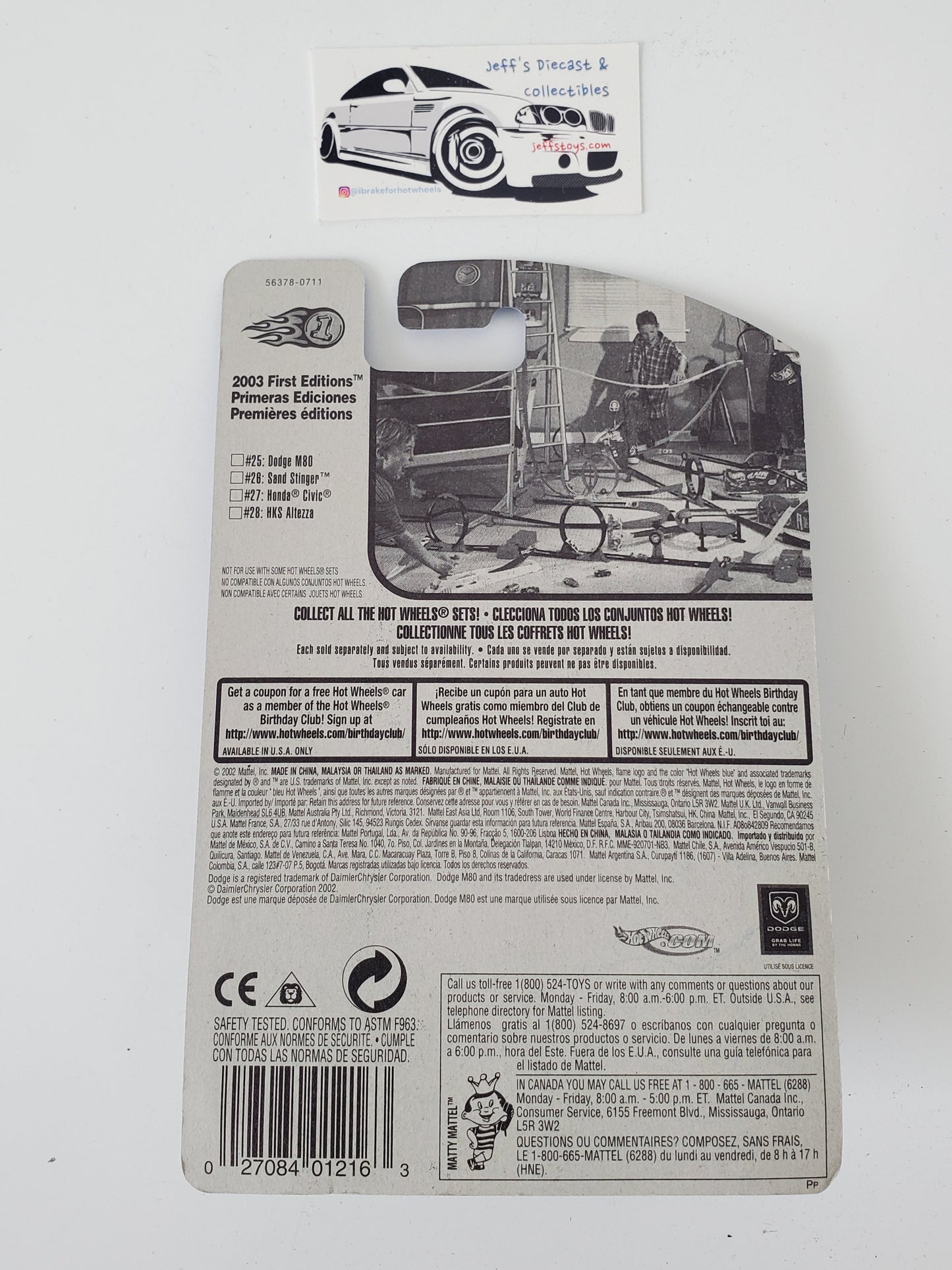 2003 Hot Wheels Dodge M80 #37