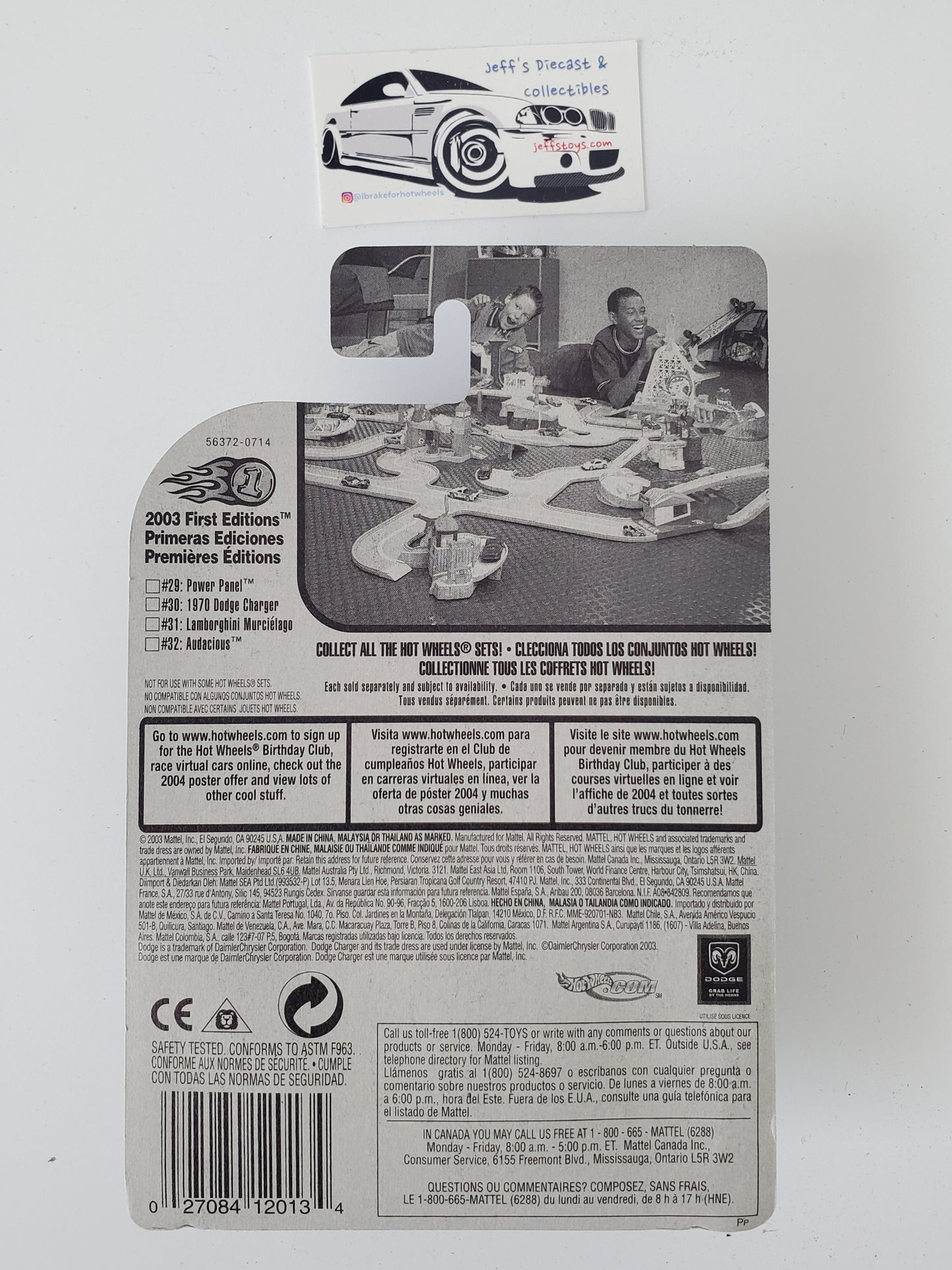 2003 Hot Wheels 1970 Dodge Charger #42