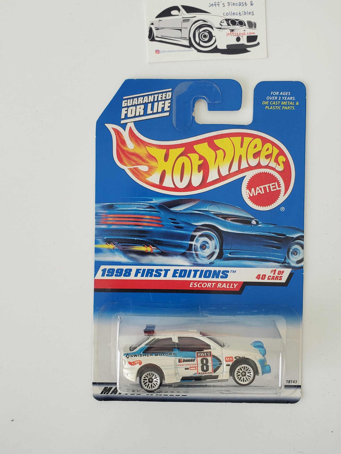 1998 Hot Wheels Ford Escort Rally #637