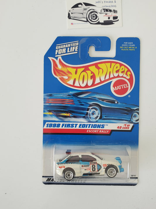1998 Hot Wheels Ford Escort Rally #637