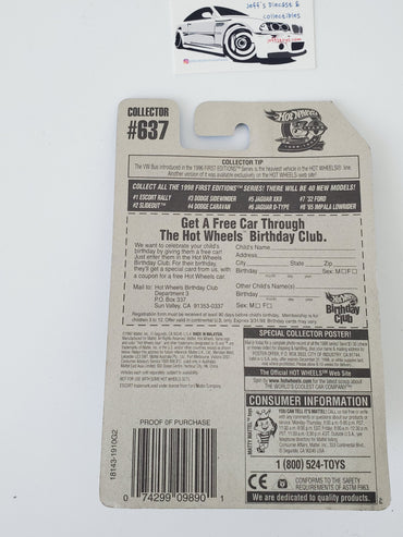 1998 Hot Wheels Ford Escort Rally #637