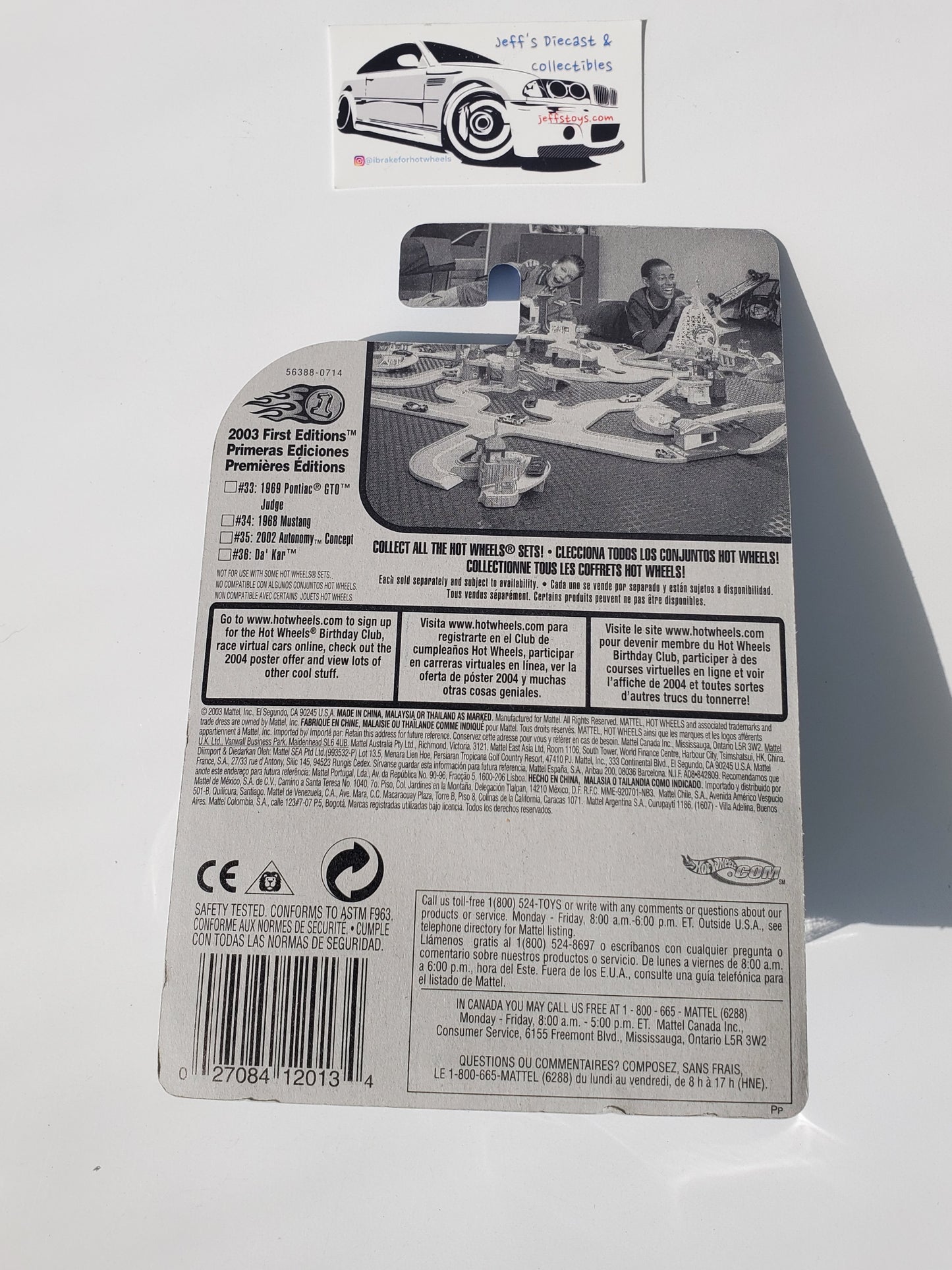 2003 Hot Wheels DA' Kar #48