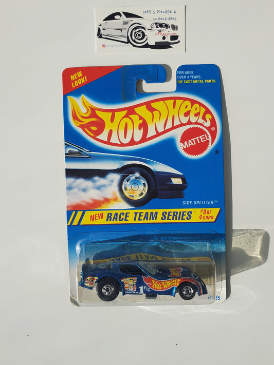 1995 Hot Wheels Side Splitter #277 B/W Wheels