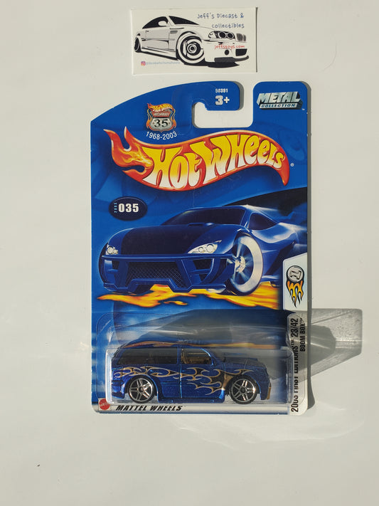 2003 Hot Wheels Boom Box #35 - Blue