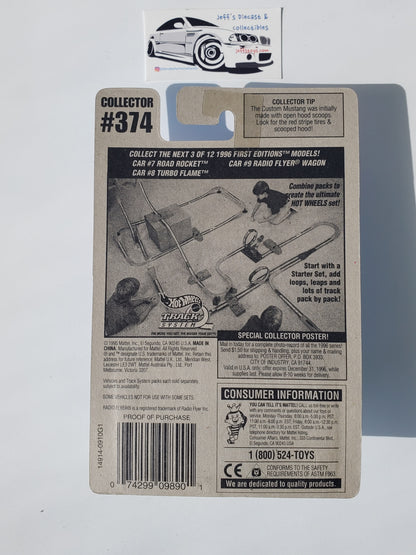 1996 Hot Wheels Radio Flyer Wagon #374 b/w Wheels