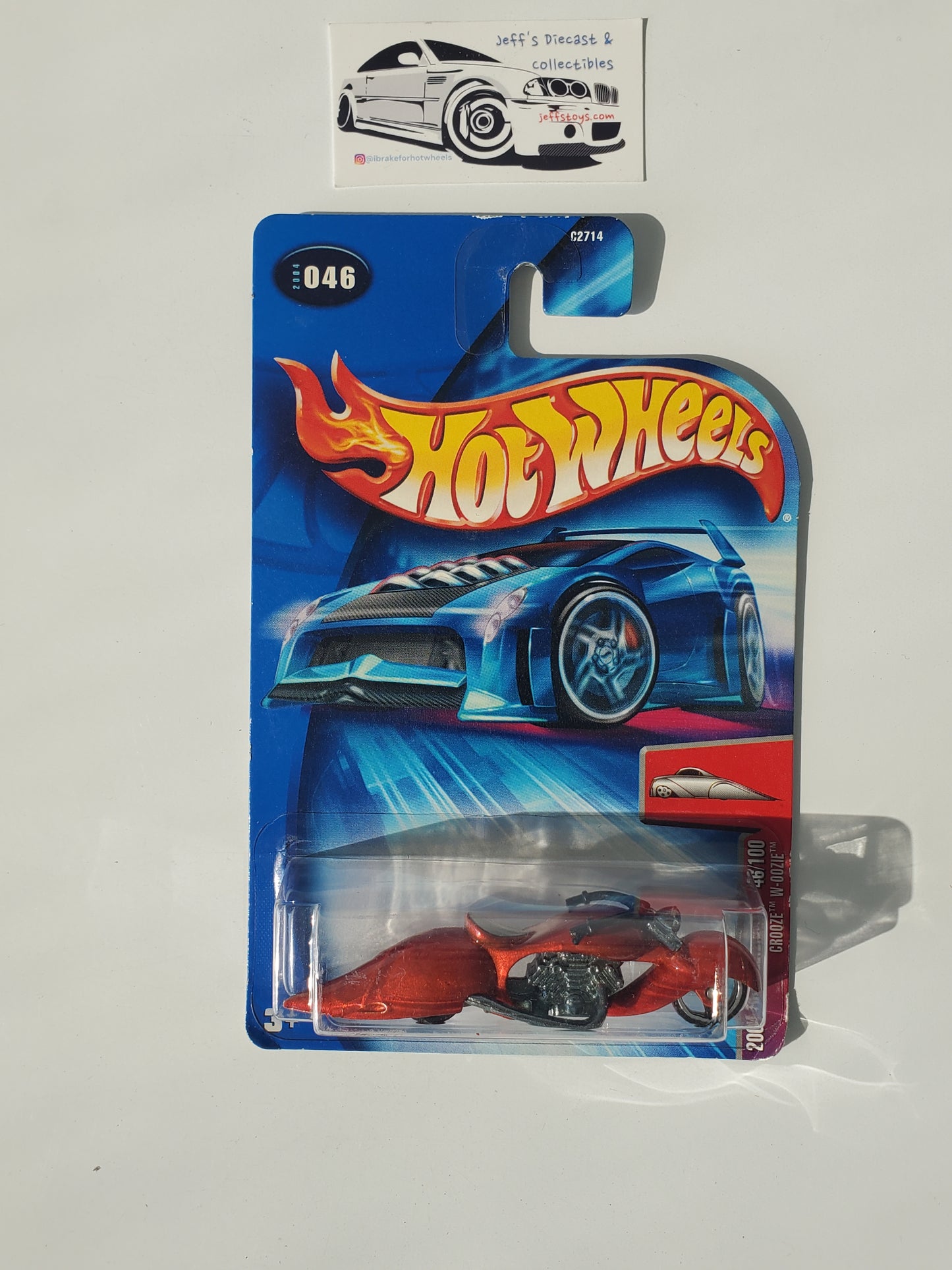 2004 Hot Wheels Crooze W-Oozie Motorcycle #46