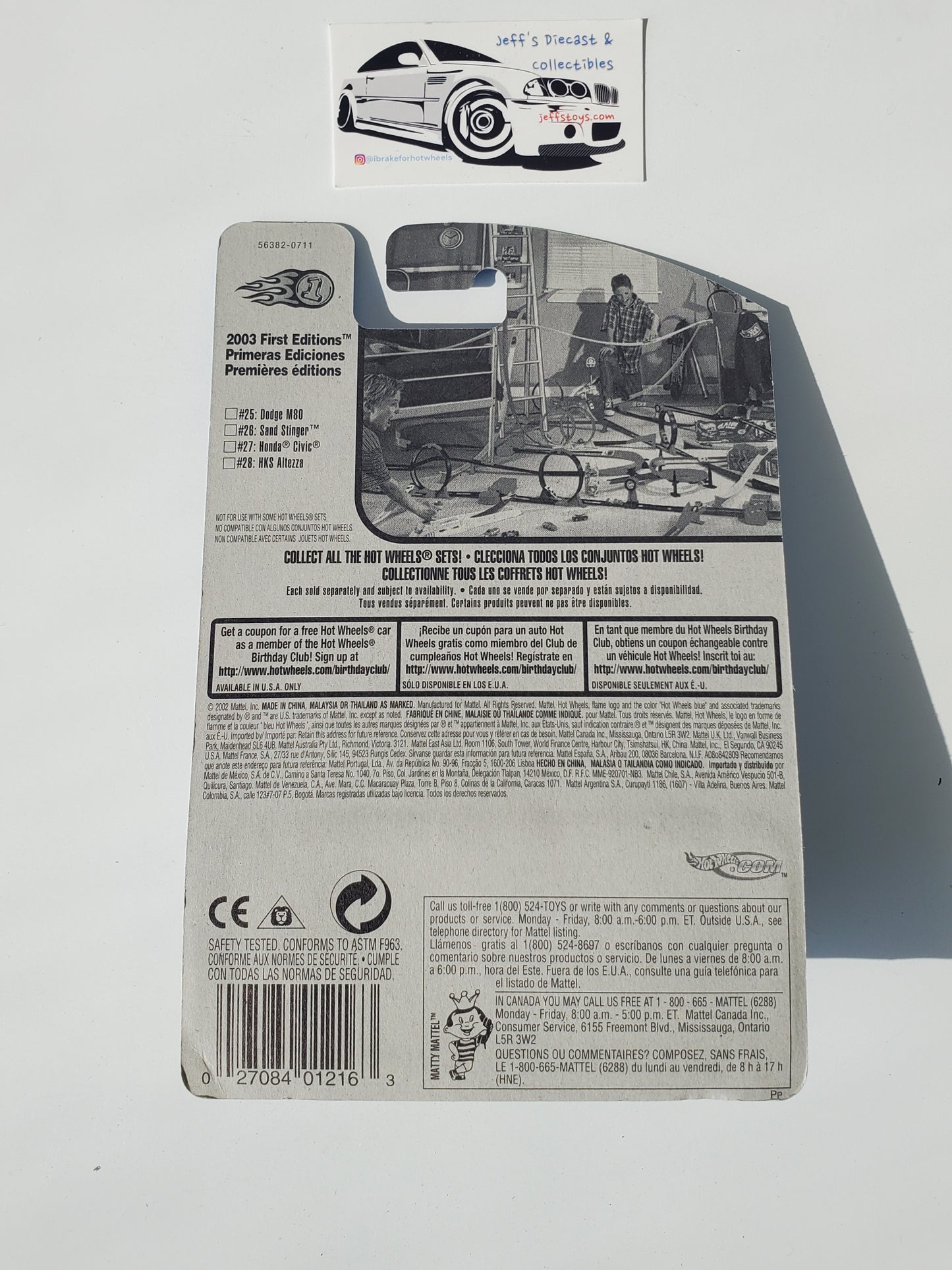 2003 Hot Wheels Sand Stinger #38 ATV