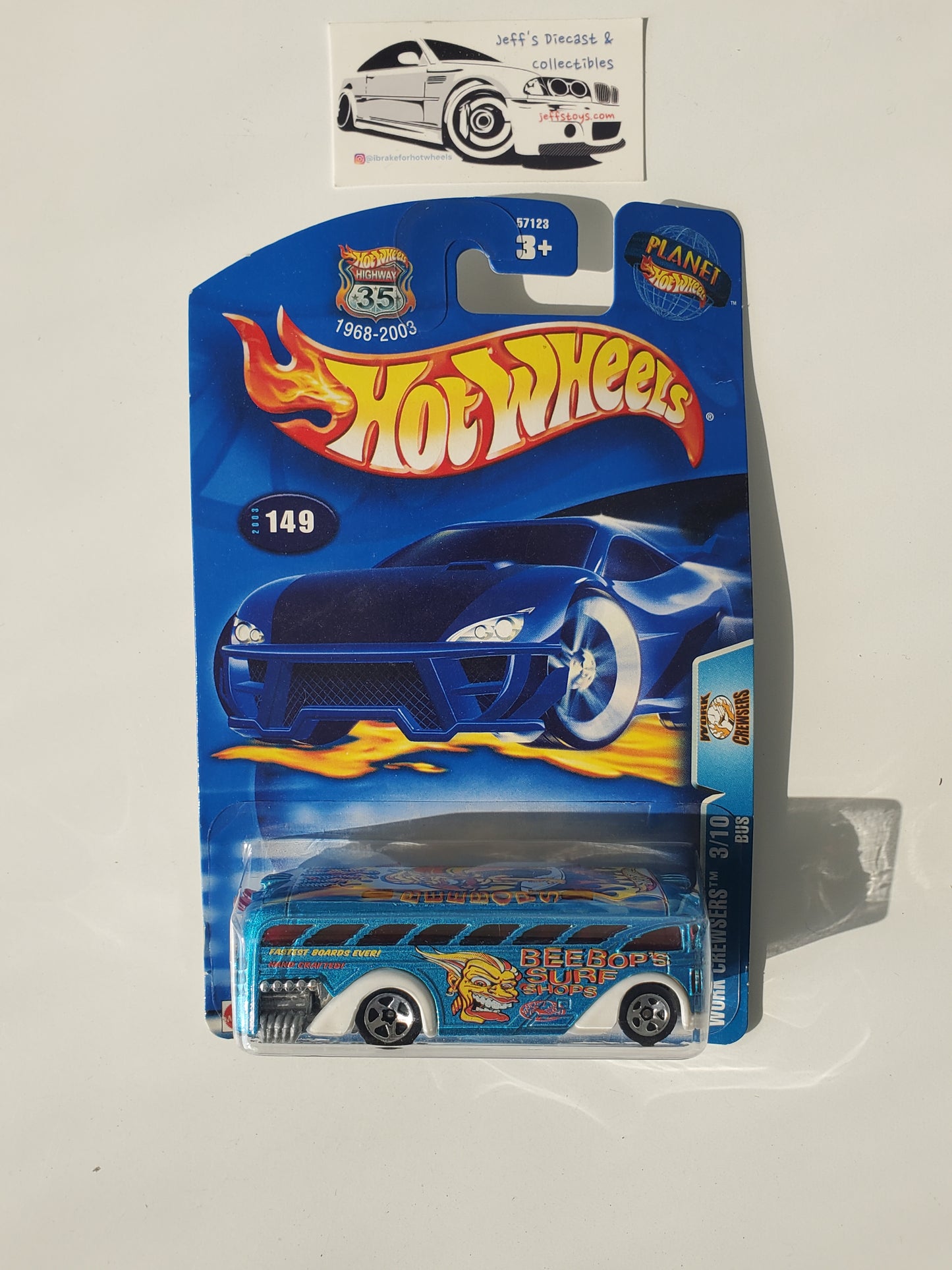 2003 Hot Wheels Bus #149