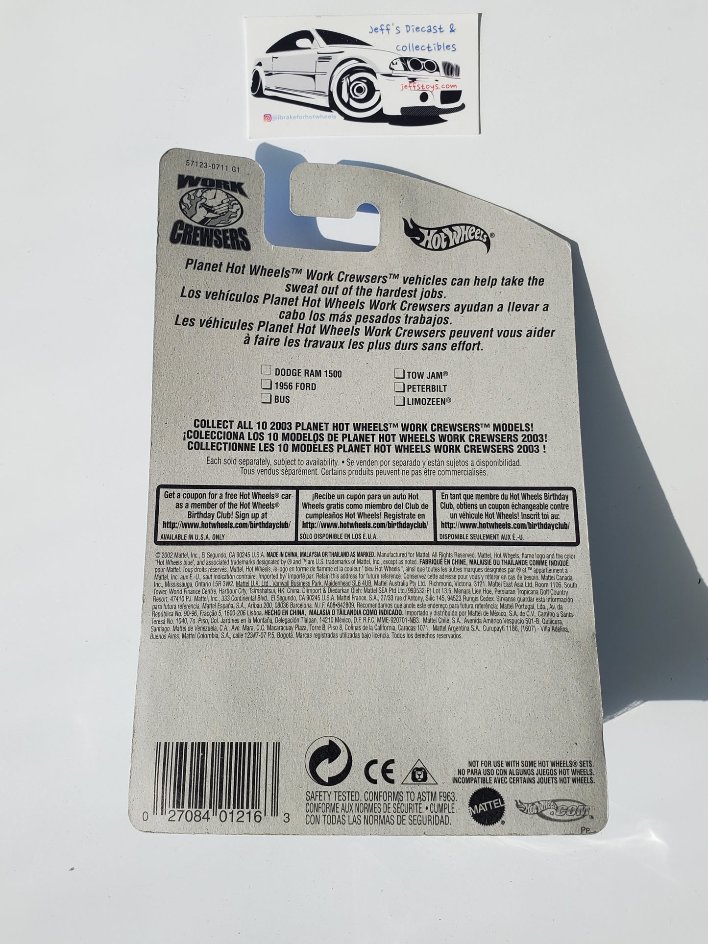 2003 Hot Wheels Bus #149