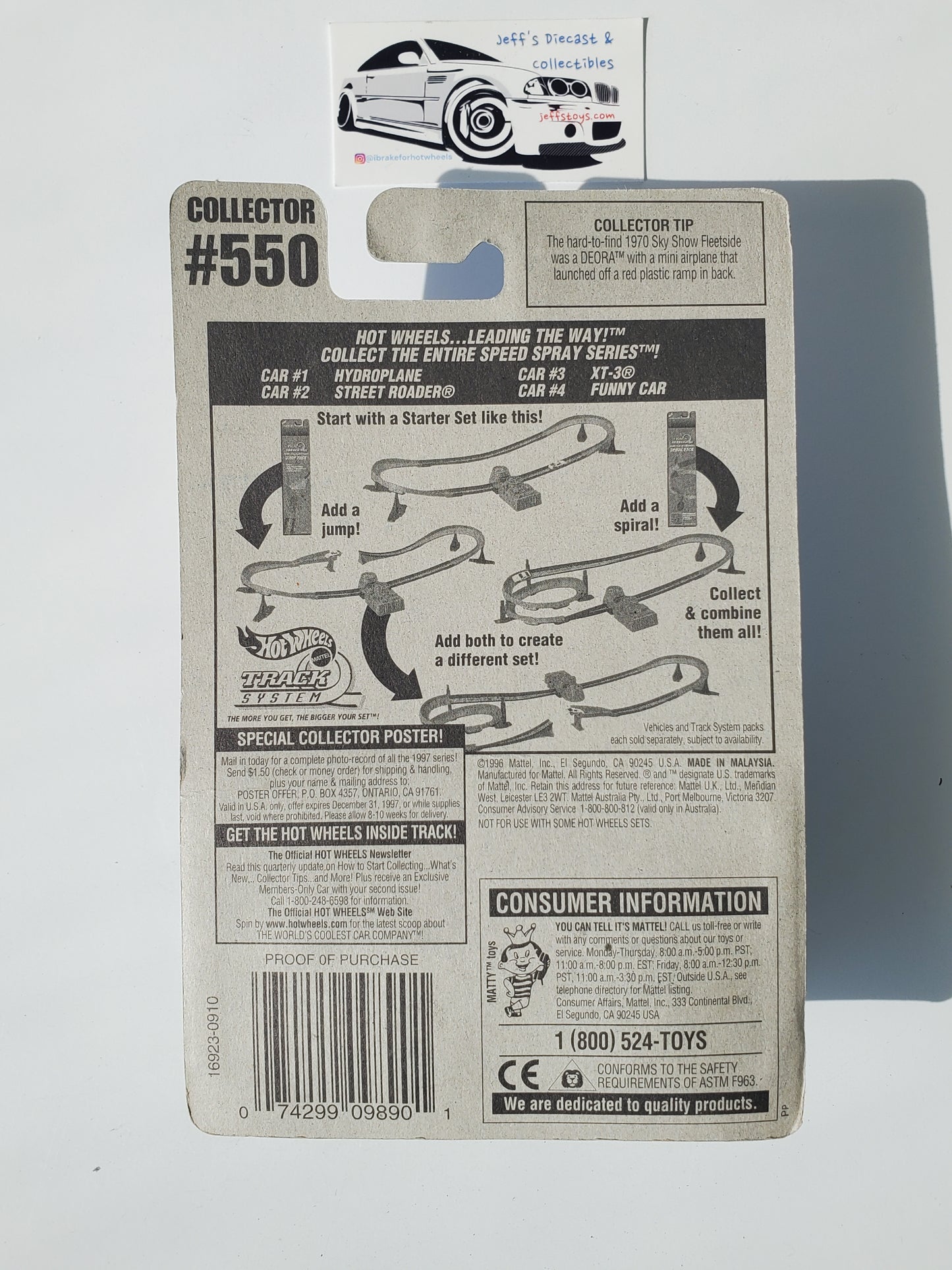 1997 Hot Wheels Street Roader #550