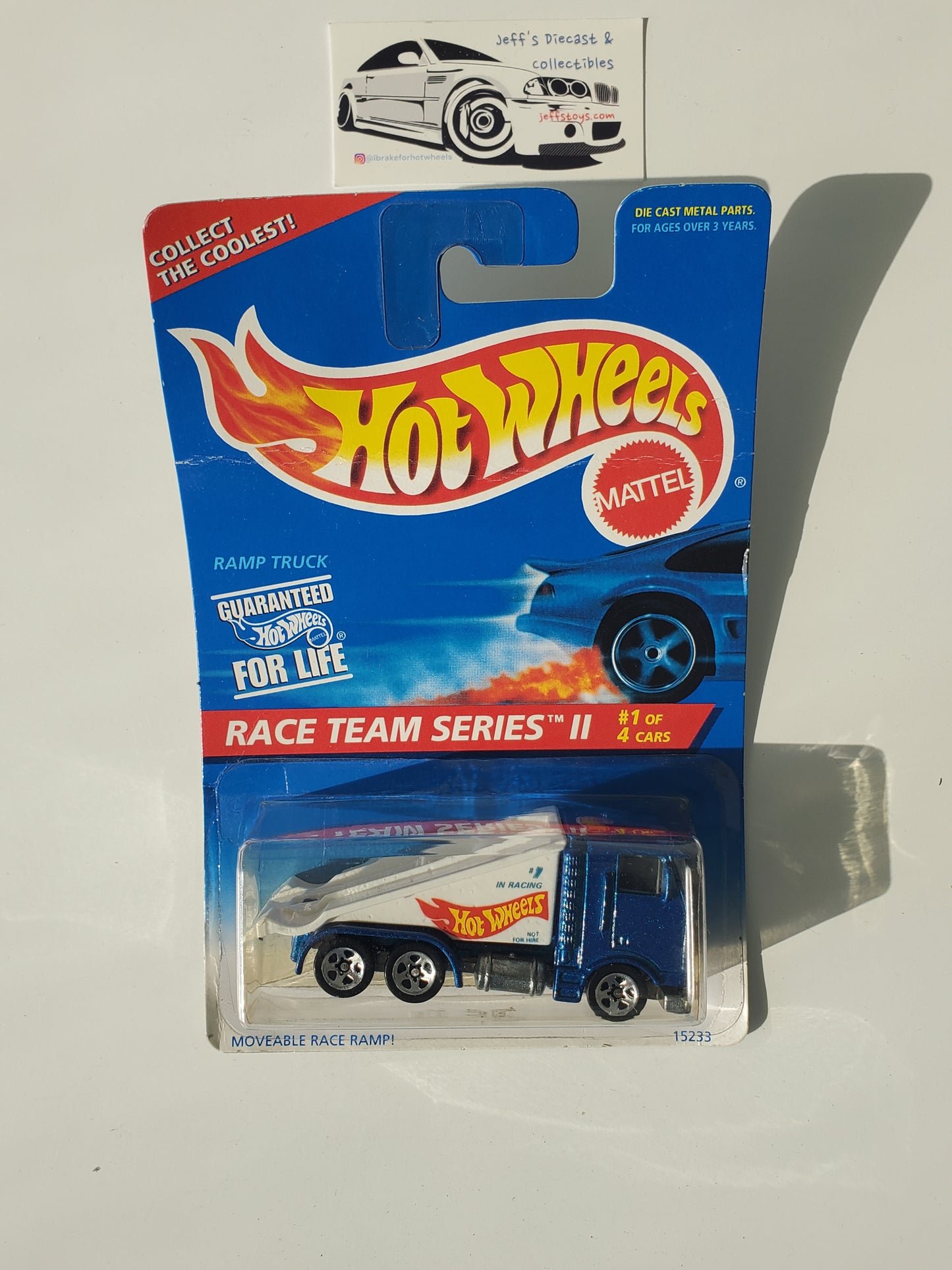 1996 Hot Wheels Ramp Truck #392 - Bad Card