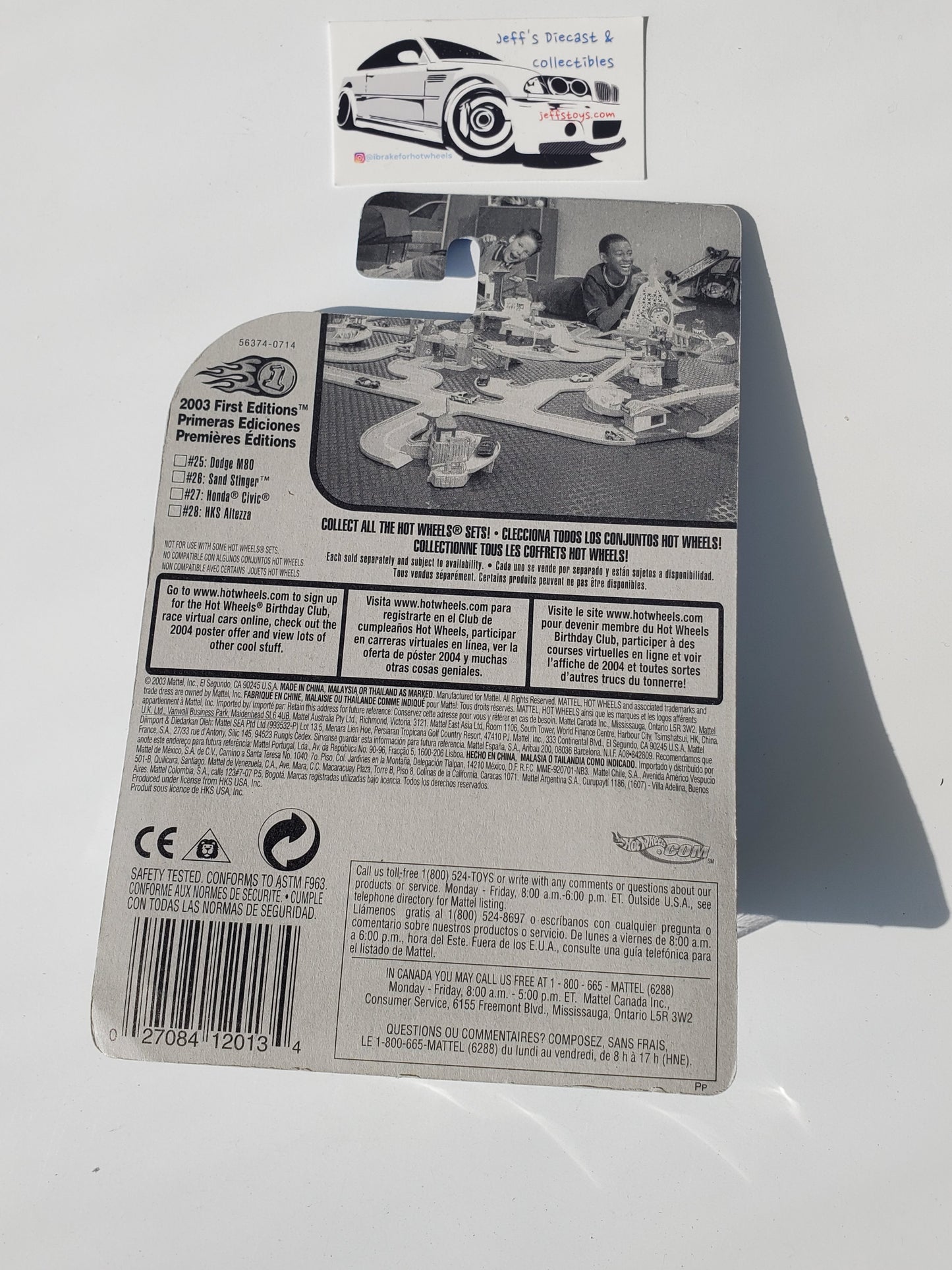 2003 Hot Wheels HKS Toyota Altezza #40