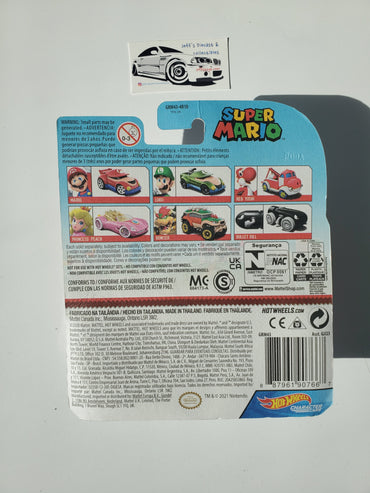 2021 Hot Wheels Character Cars Red Yoshi Tow Truck