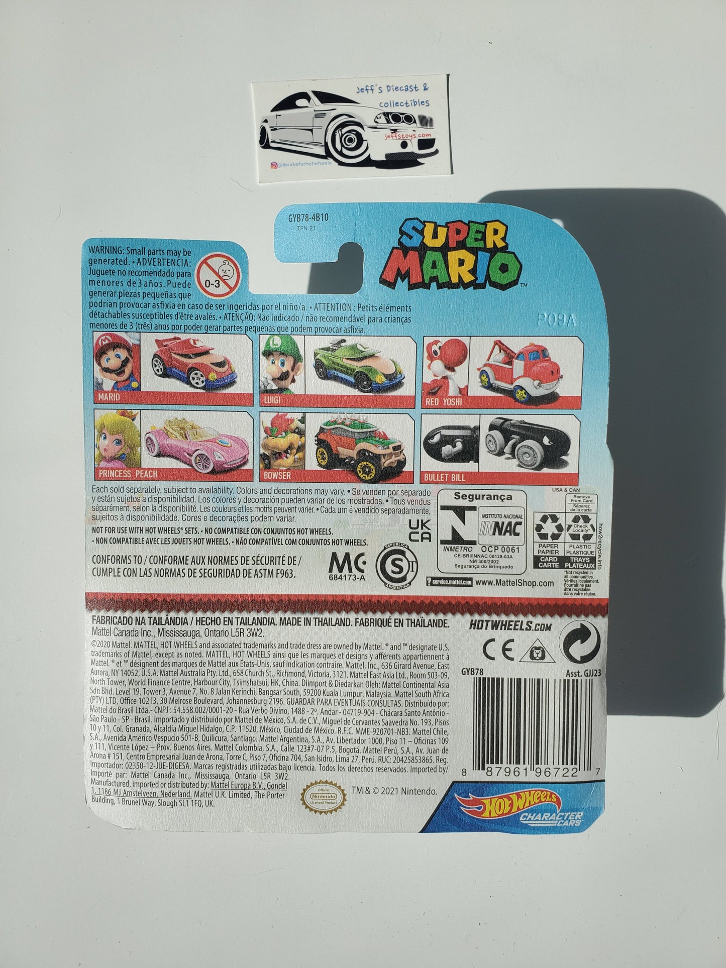 2021 Hot Wheels Character Cars Princess Peach