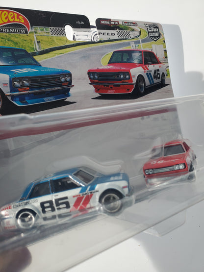 2021 Hot Wheels Car Culture '71 BRE Datsun 510 2 Pack